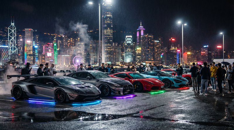 青柠视频视频幕后花絮：深夜车聚